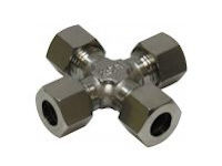Kruiskoppeling 08S RVS **