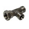 T stuk 3/8" Bsp  RVS