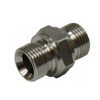 Dubbelnippel 1" Bsp rvs