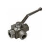 RVS Kogelkraan3-weg 1/2"Bsp