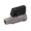 Mini kogelafsluiter 1/2 BI-BU RVS316