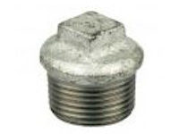 Afsluitplug 1/4 rond verzinkt