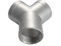 Y-stuk RVS 3/4 Bsp Bi