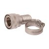 NITO Click 1/2'' coupler met 3/8'' tuleincl.slangklem NP**