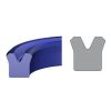 Manchet 28x18x9