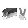 Manchet lucht 18x28x13x11