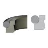 Vuilafstrijker met o-ring 14x20.80x5x15.5