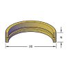Geleidering 80x14 POM/PTFE NP