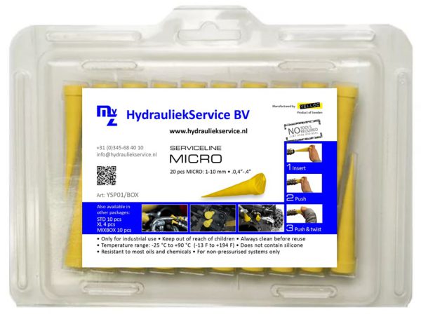 Yelloc Service Plug Type 1 MICROØ1-10 (20-p)  NP
