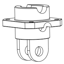 Adapterplaat knijperbak BDVEZ Ø68Inclusief bouten  NP**